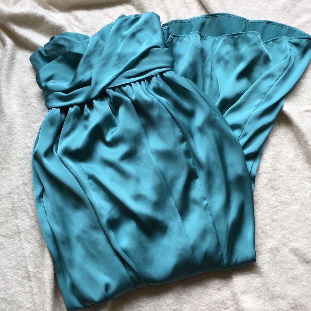 Teal formal dress